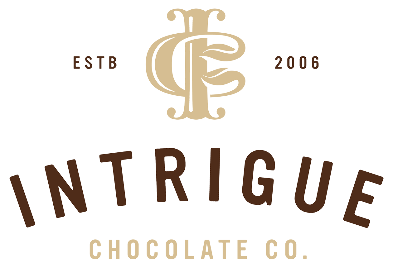 Logo for Intrigue Chocolate Co